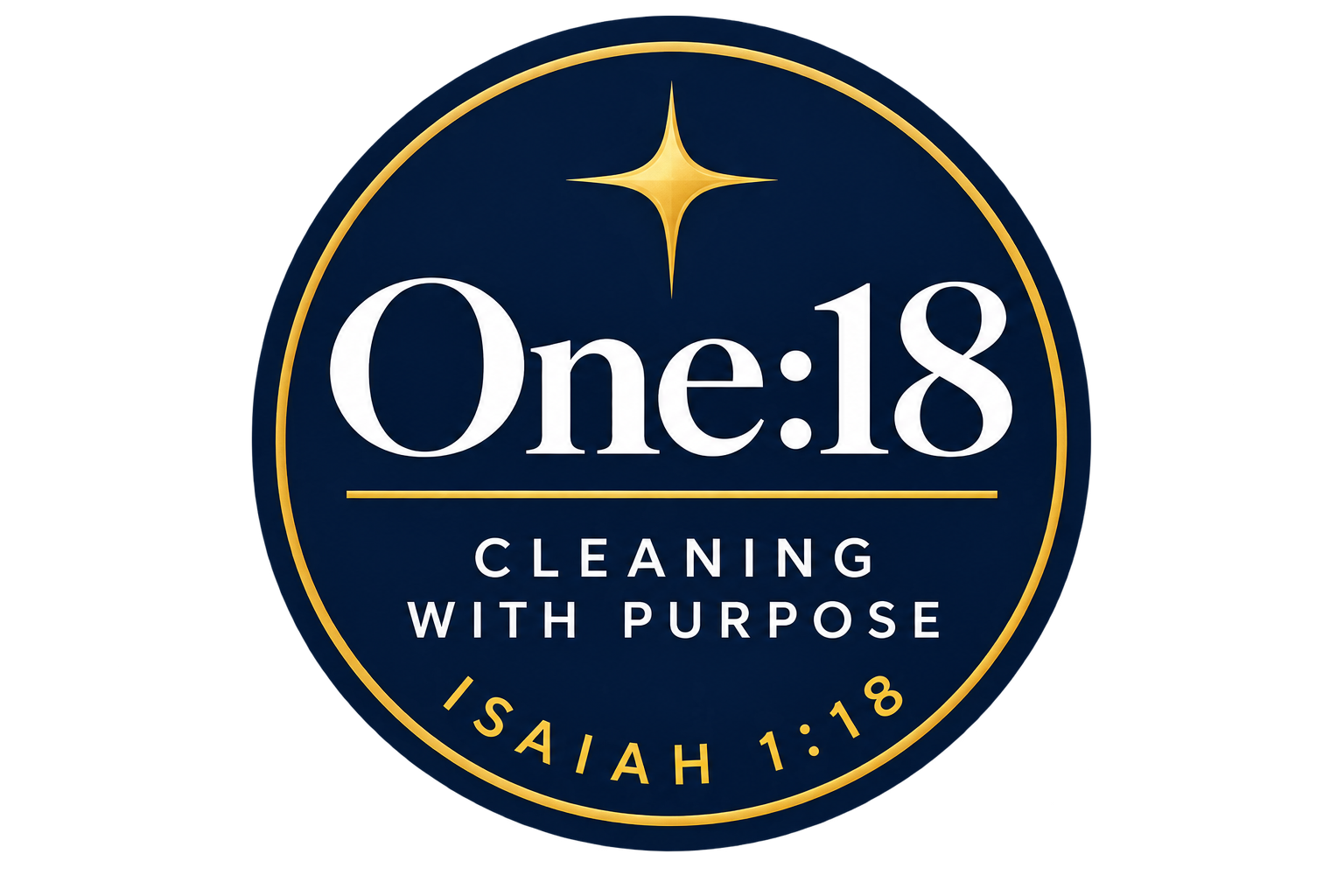 One:18 Cleaning logo